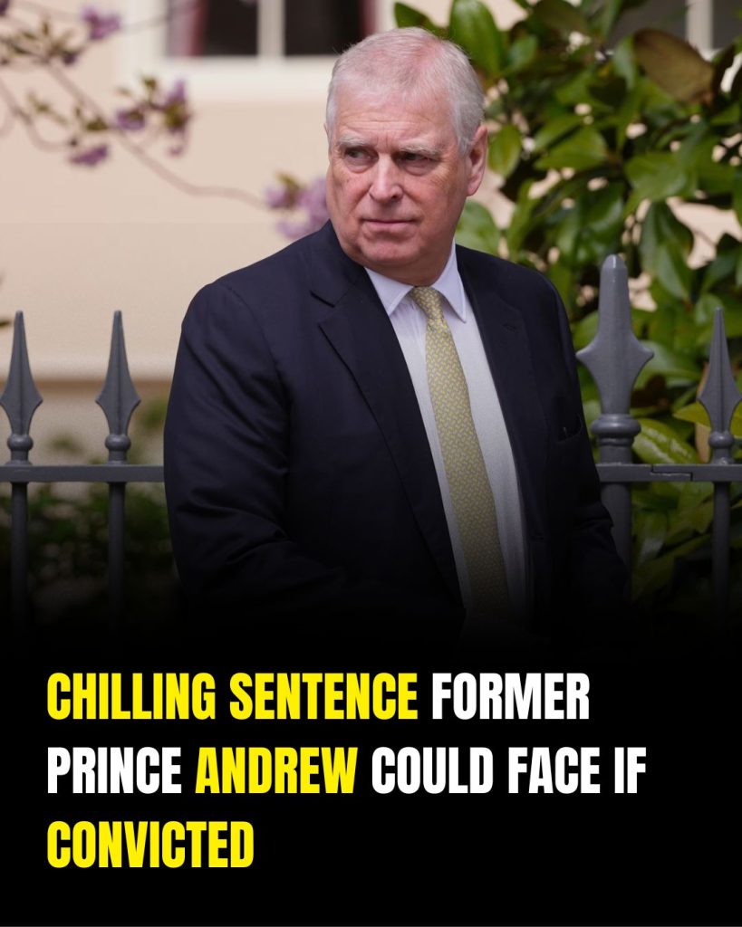 Chilling sentence former Prince Andrew could face if convicted
