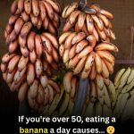 If you are over 50, eating a banana a day could be beneficial to your health.