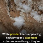Why White Powder Appears on Basement Columns (Even When They Feel Dry)