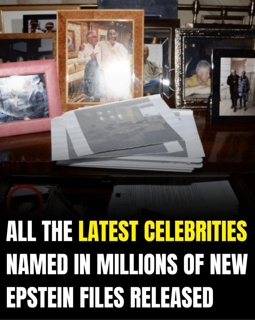 All the latest celebrities named in millions of new Epstein files released
