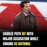 Charlie Puth hit with lip-syncing accusations after singing US national anthem at the Super Bowl
