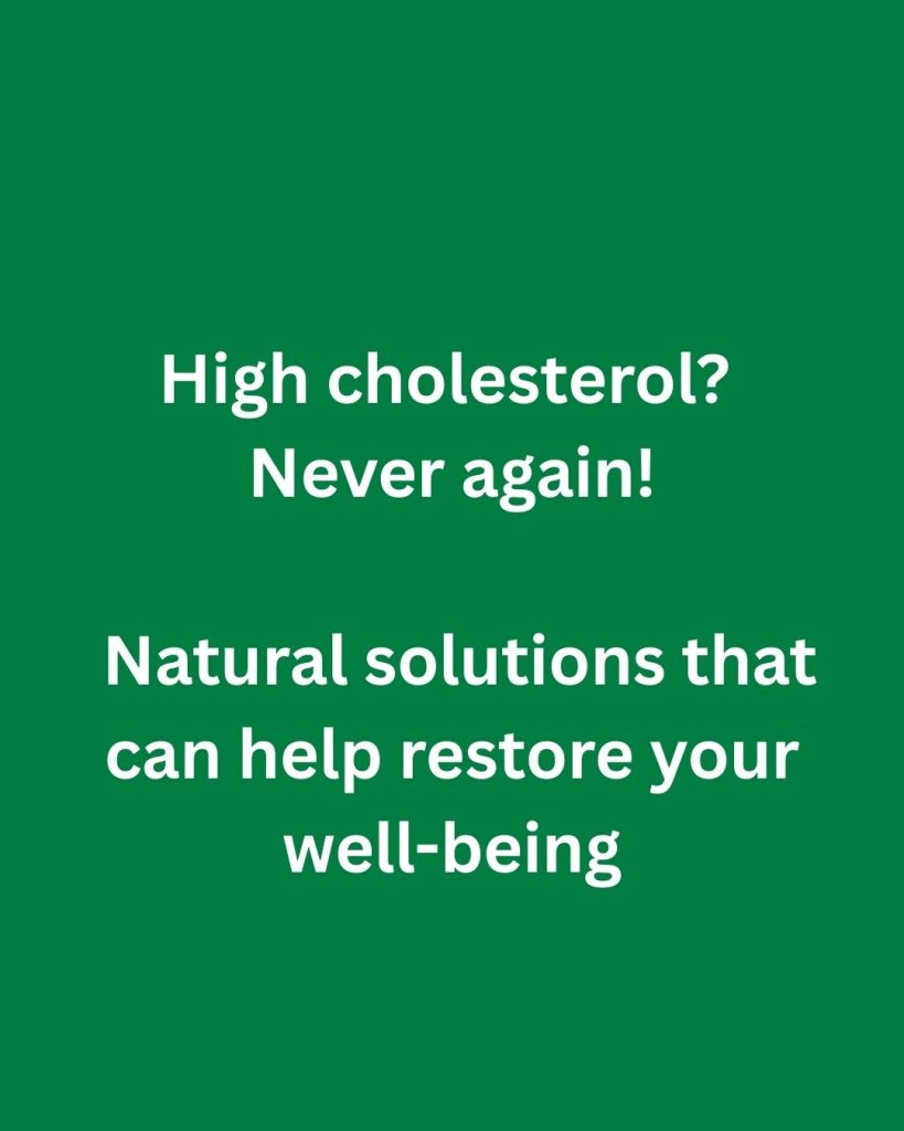 High Cholesterol, No More?