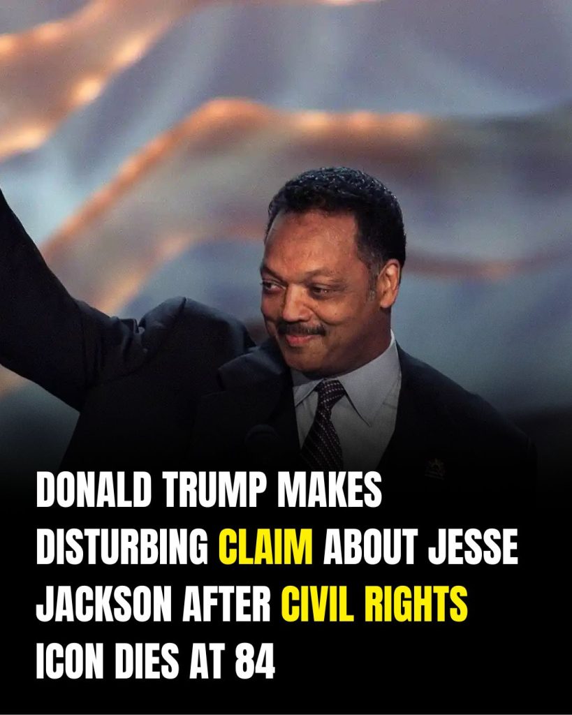 Donald Trump Shares Tribute to Jesse Jackson, Recalls Their Past Interactions