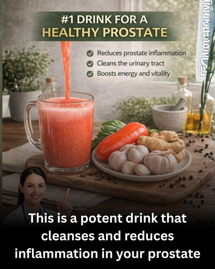 🍅🧄 The “Gentle Cleanse” Drink Your Prostate May Appreciate After 40