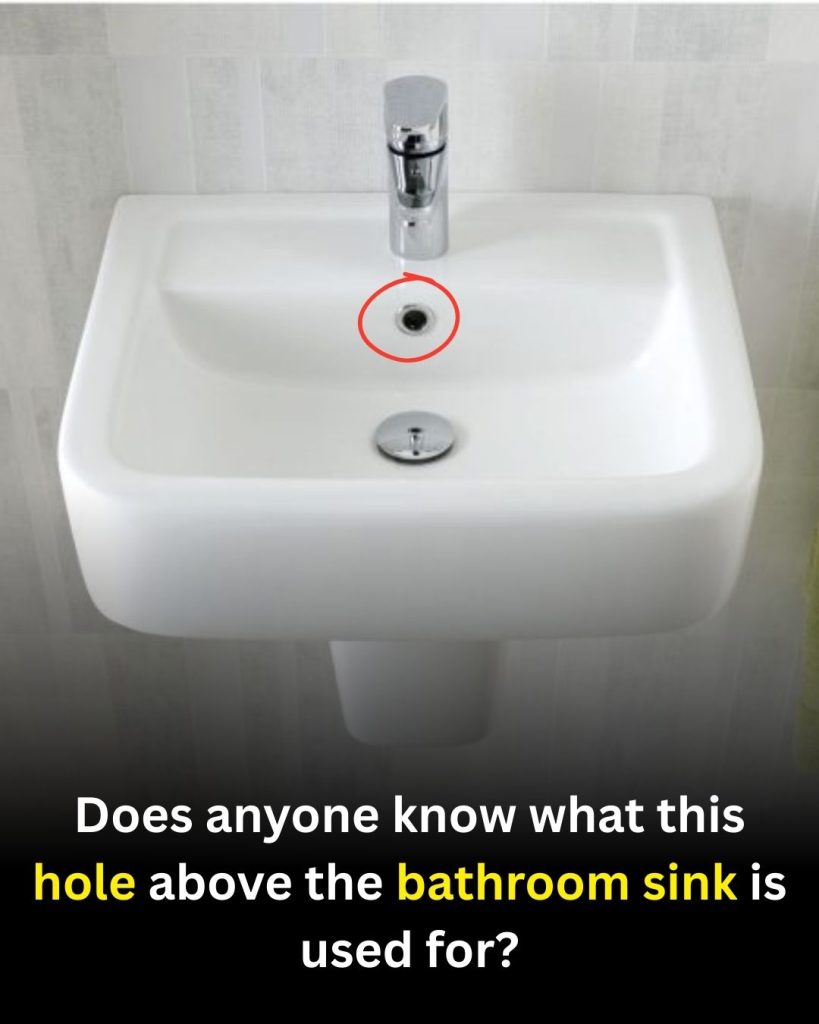 The Small Hole in Your Bathroom Sink That Actually Saves You From Big Messes