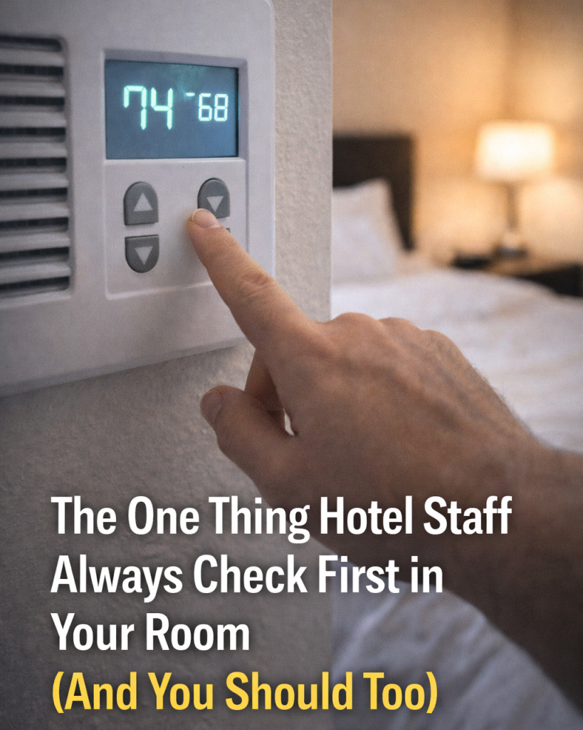 The One Thing Hotel Staff Always Check First in Your Room
