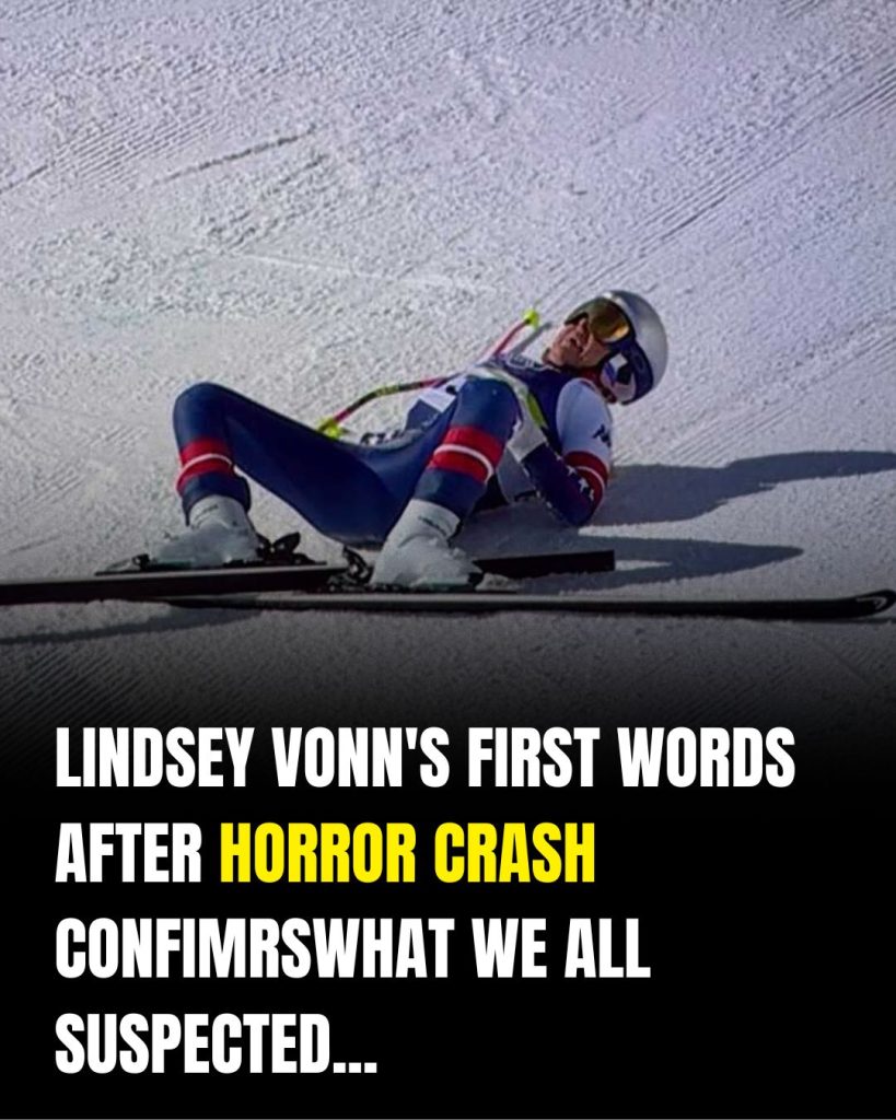 Coach Shares Lindsey Vonn’s First Words After Serious Downhill Crash