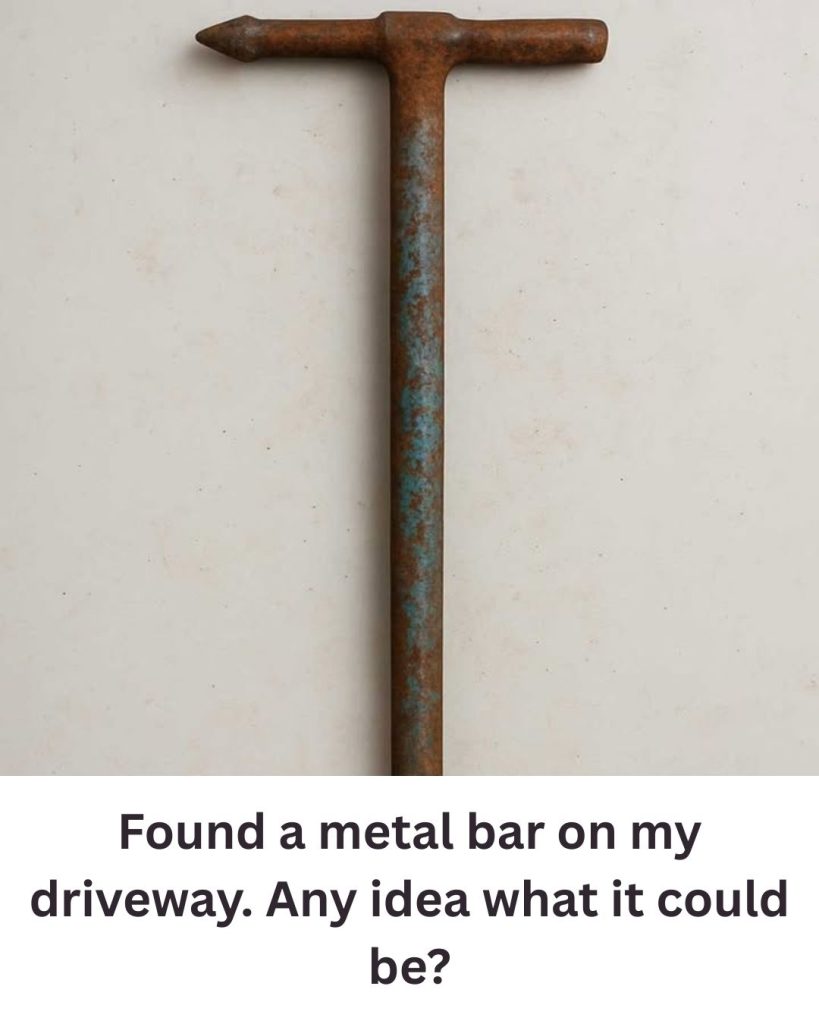 Found a Strange Metal Bar in Your Driveway? Here’s What It Might Be