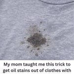 My mom taught me this trick to get oil stains out of clothes with 0 effort. Here’s how it works