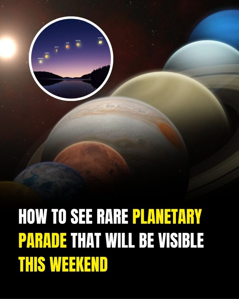 How to see rare planetary parade that will be visible this weekend