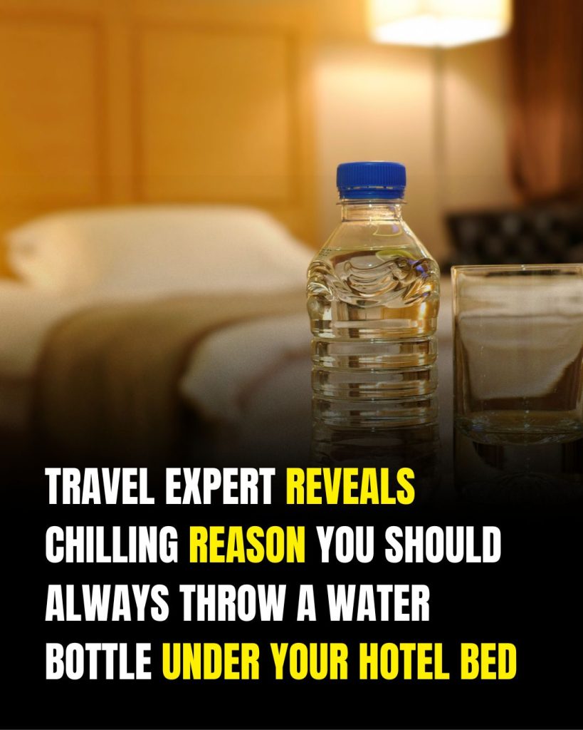 Travel expert reveals chilling reason you should always throw a water bottle under your hotel bed