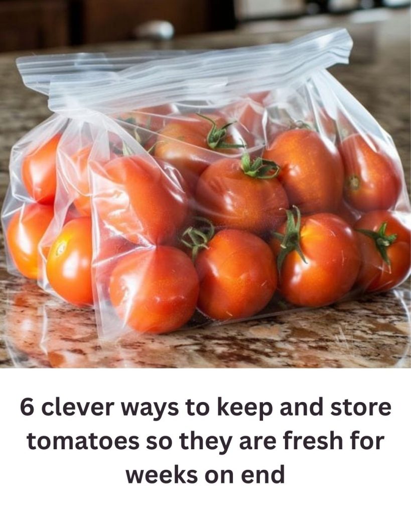 6 clever ways to keep and store tomatoes so they are fresh for weeks on end