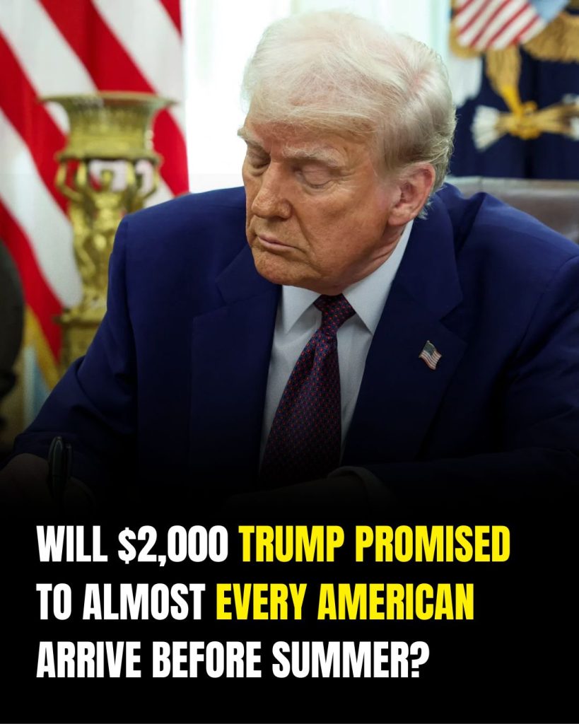 Will the $2,000 Trump promised to most Americans arrive before summer?