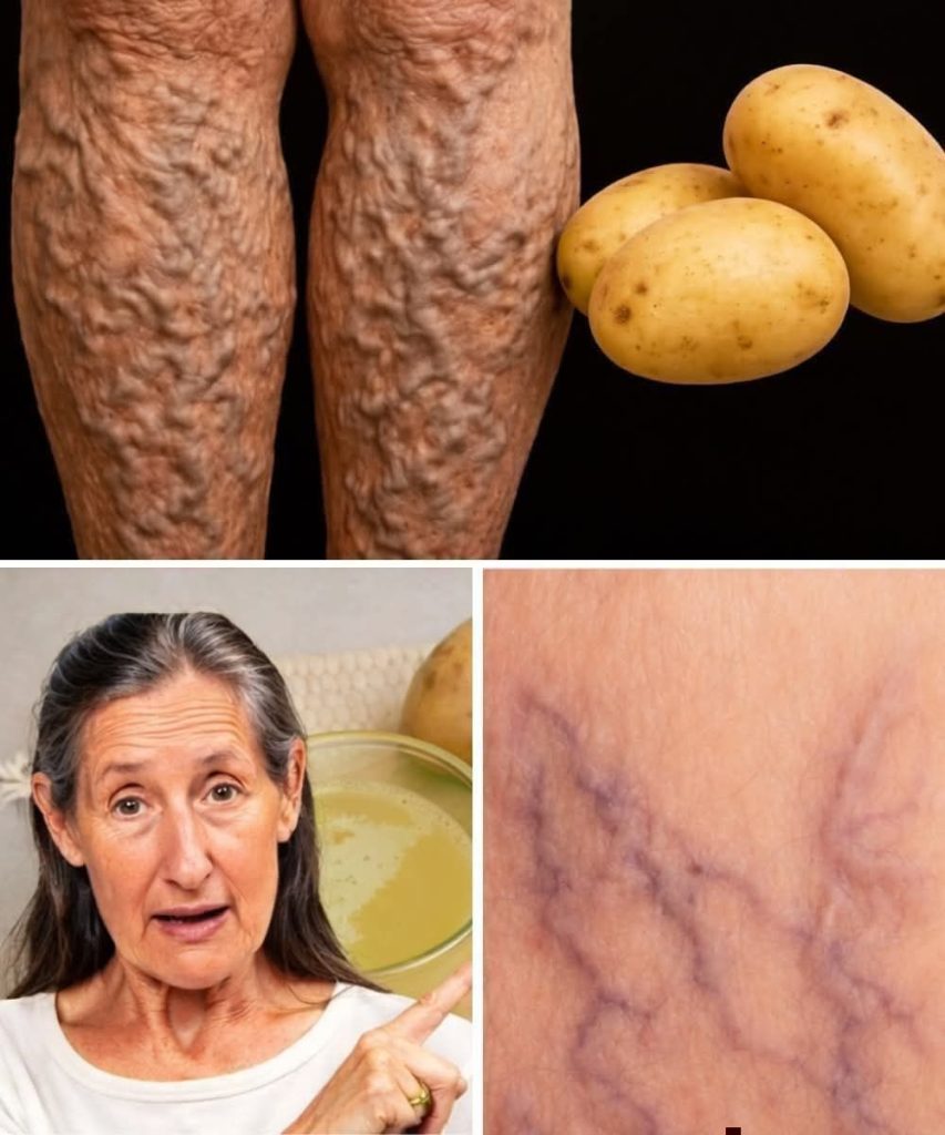 Say Goodbye to Varicose Veins and Heavy Legs with a Natural Potato Remedy