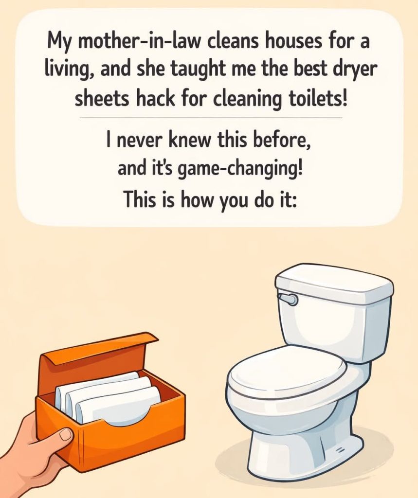 Surprising Dryer Sheet Hack for Easy Toilet Cleaning