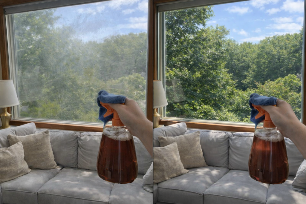 I Cleaned My Cloudy Living Room Windows With Cold Black Tea After 5 Years, Here’s What Happened