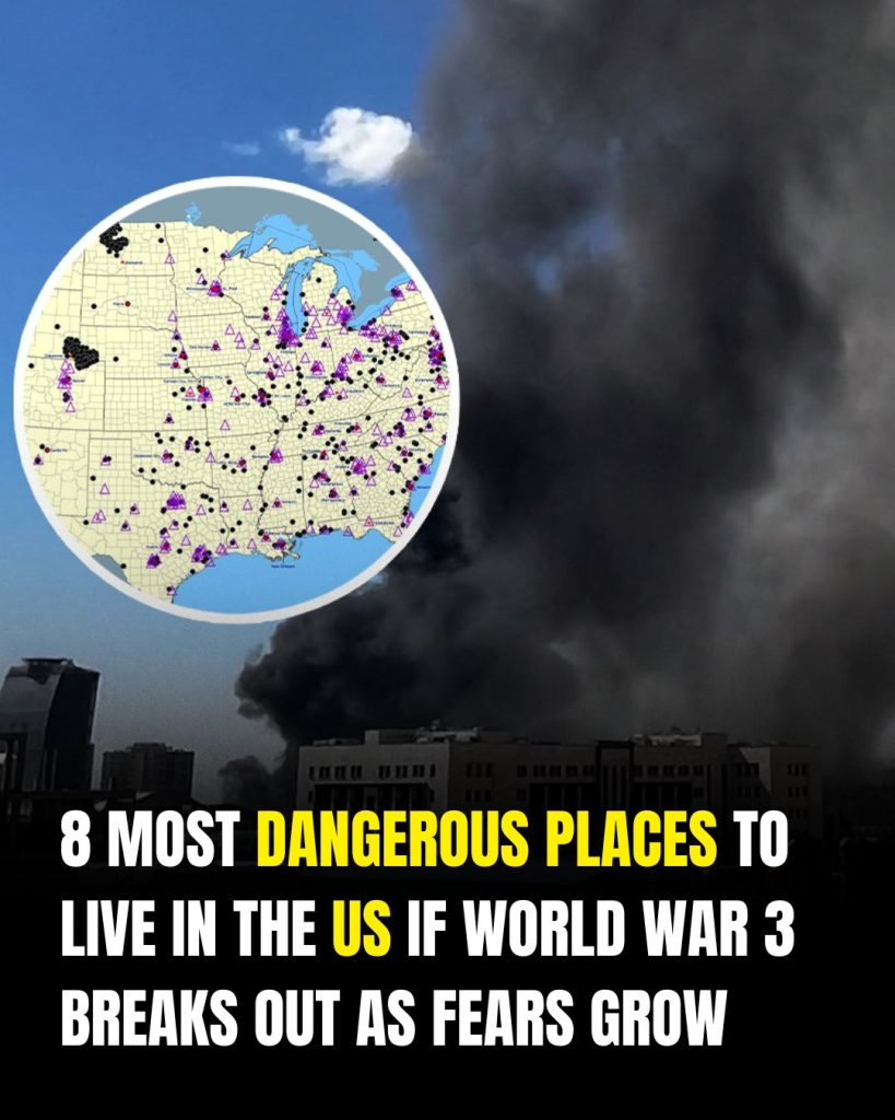 8 most dangerous places to live in the US if World War 3 breaks out as fears grow