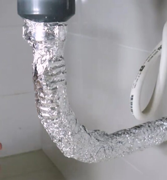 Why Some People Wrap Aluminum Foil Around Bathroom Drain Pipes
