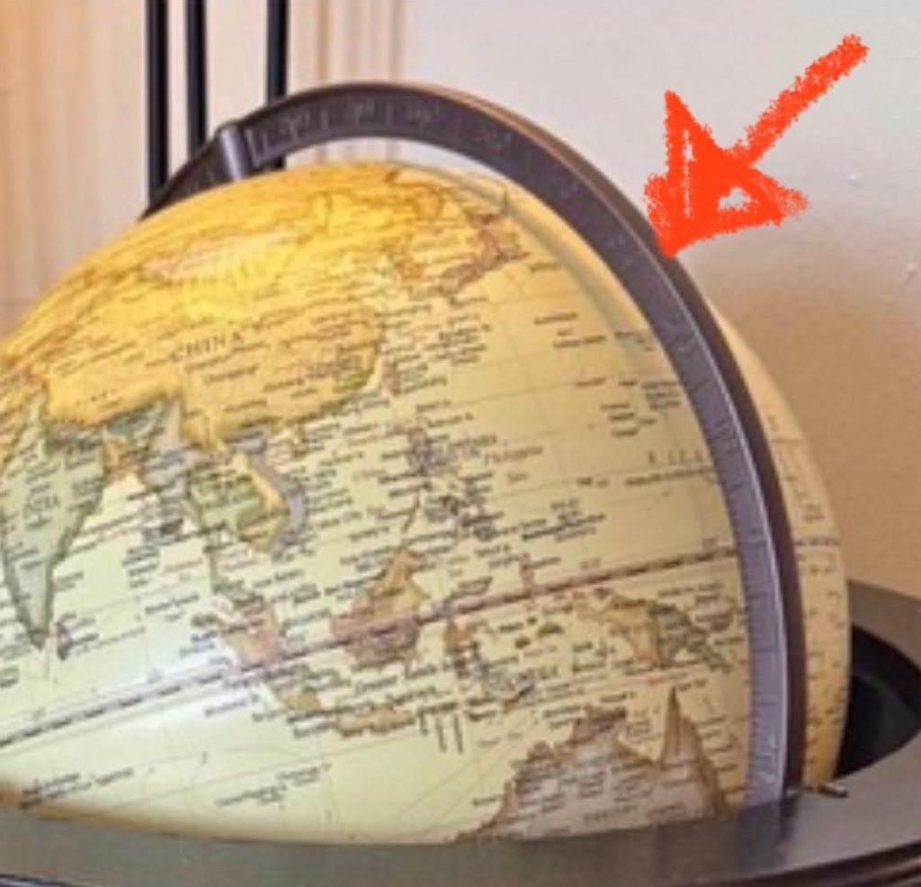 What Is the Protractor-Like Ring Around a Globe? Here’s What It Actually Does