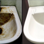 How to Clean the Sink and Bathroom Naturally: Add 3 Tablespoons of Salt, 3 Tablespoons of Baking Soda, and 1 Liter of Apple Cider Vinegar to a Bottle