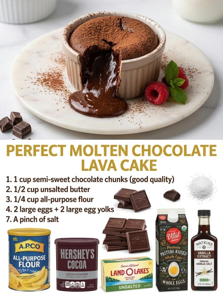 Perfect Molten Chocolate Lava Cake Recipe