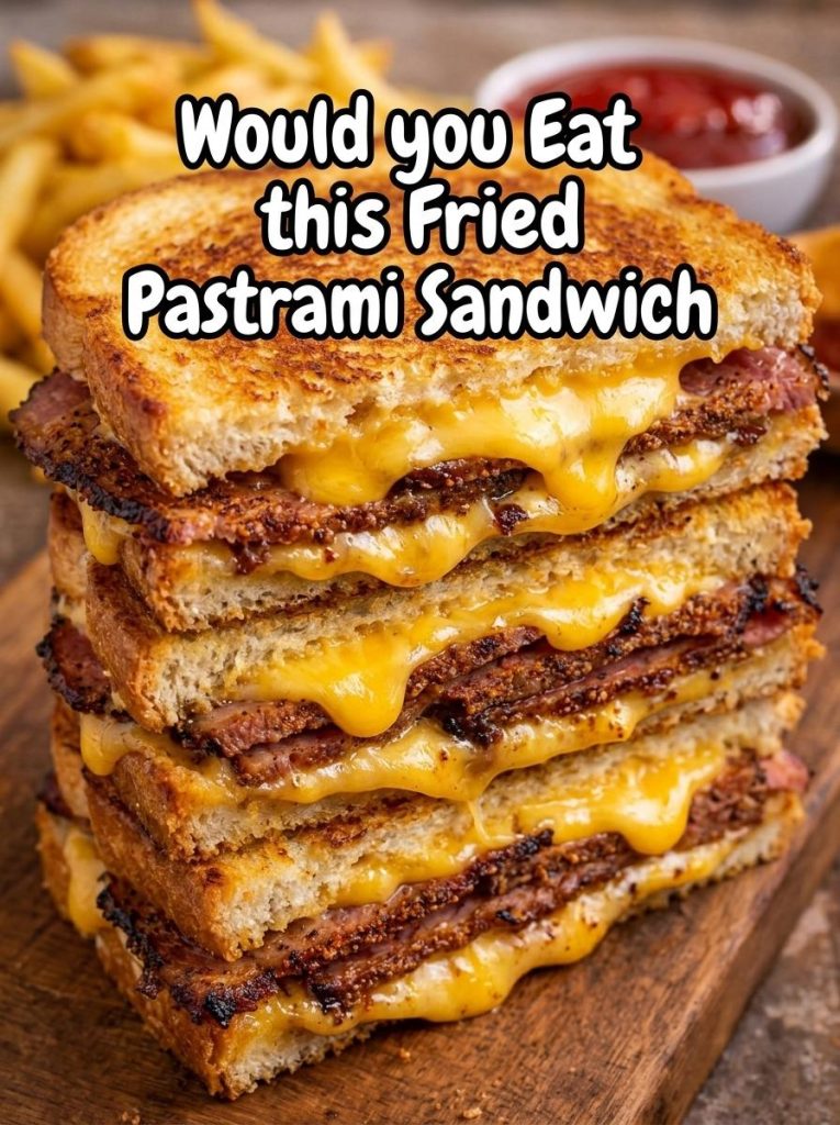 Fried Pastrami Sandwich