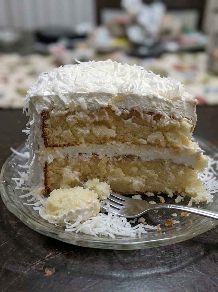 Old-Fashioned Coconut Cream Cake Recipe
