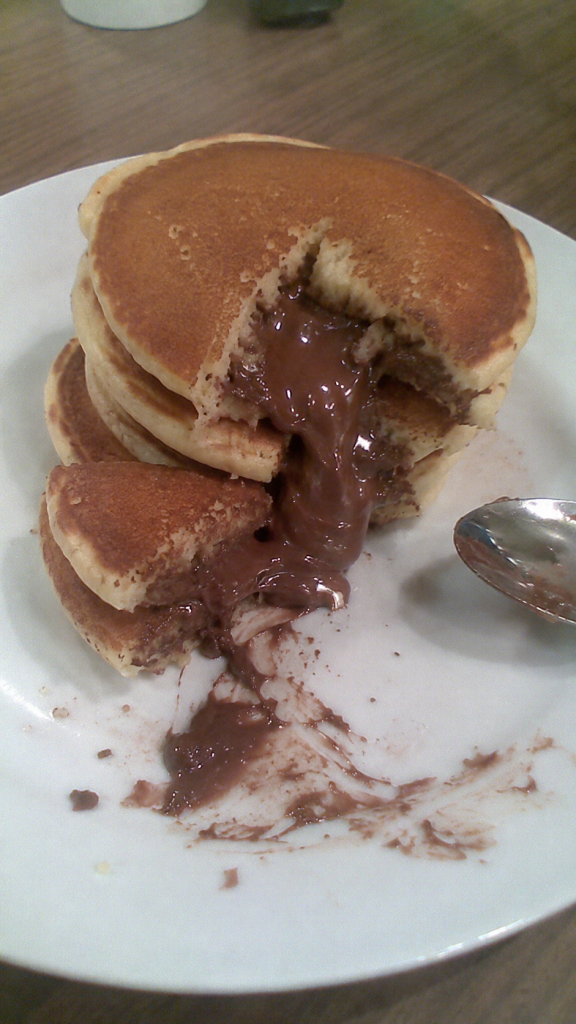 Nutella Stuffed Pancakes Recipe