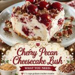 Cherry Pecan Cheesecake Lush