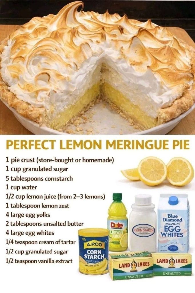 Homemade Lemon Meringue Pie Recipe