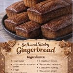 Soft and Sticky Gingerbread Recipe