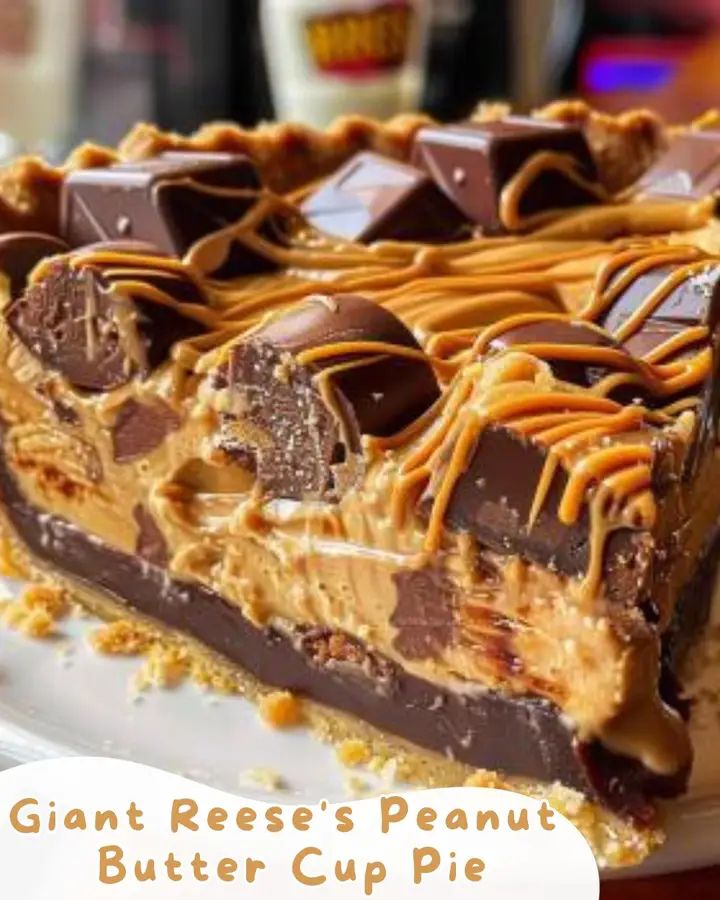Giant Reese’s Peanut Butter Cup Pie