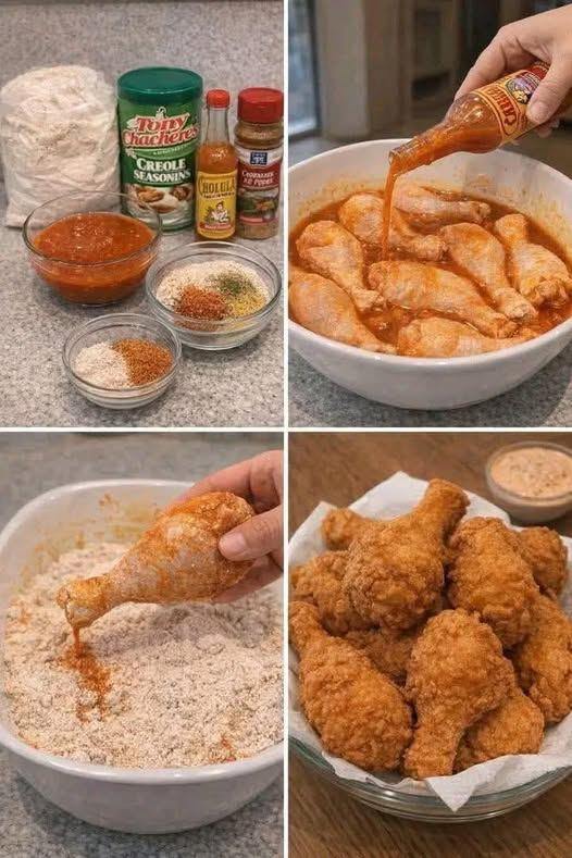 Crispy Spiced Fried Chicken Drumsticks