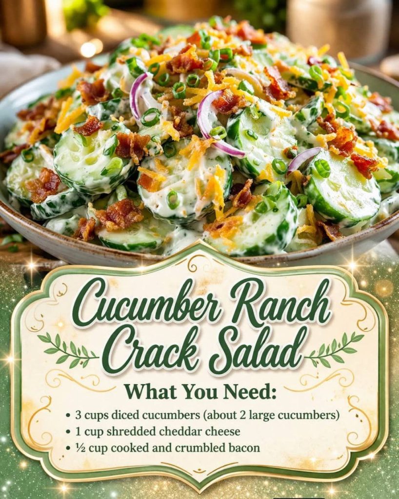 Cucumber Ranch Crack Salad