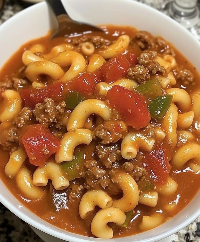 Hearty Beef and Macaroni Soup Recipe