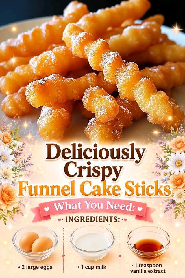 Crispy Funnel Cake Sticks