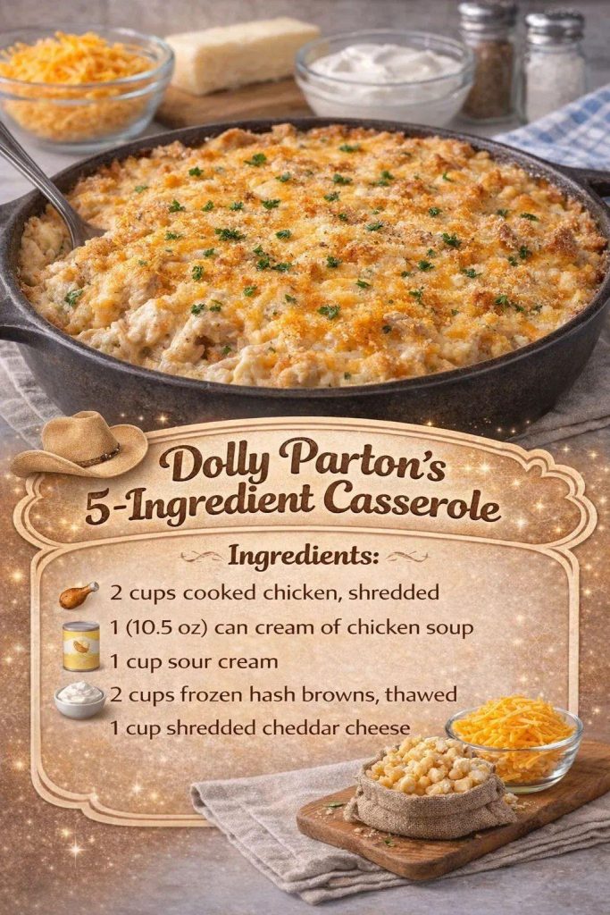 Dolly Parton’s 5-Ingredient Casserole