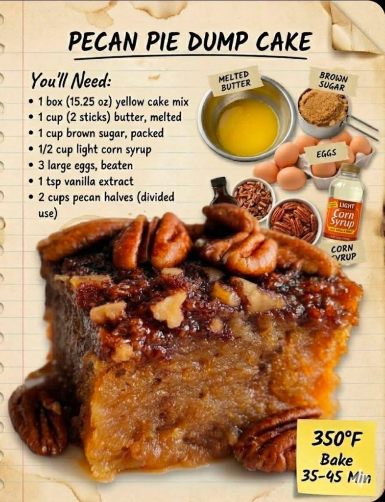 Pecan Pie Dump Cake Recipe