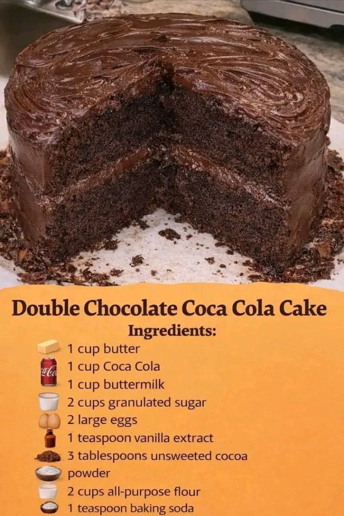 Best Double Chocolate Coca-Cola Cake