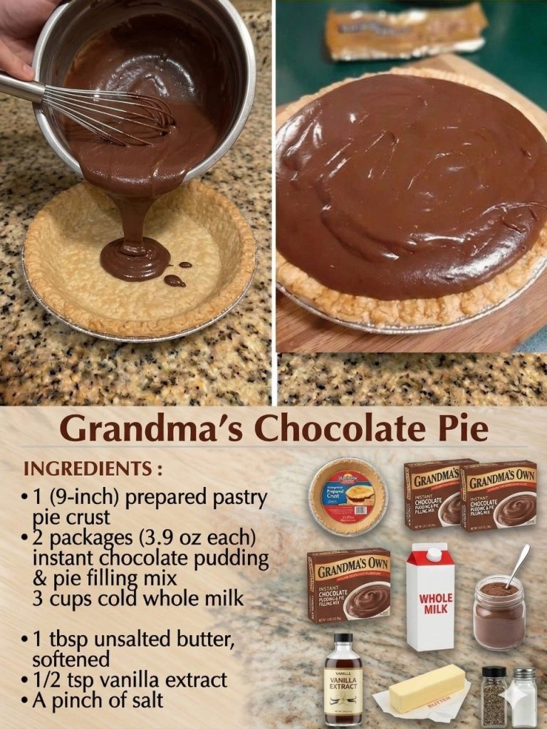 Granny’s Cocoa Cream Pie