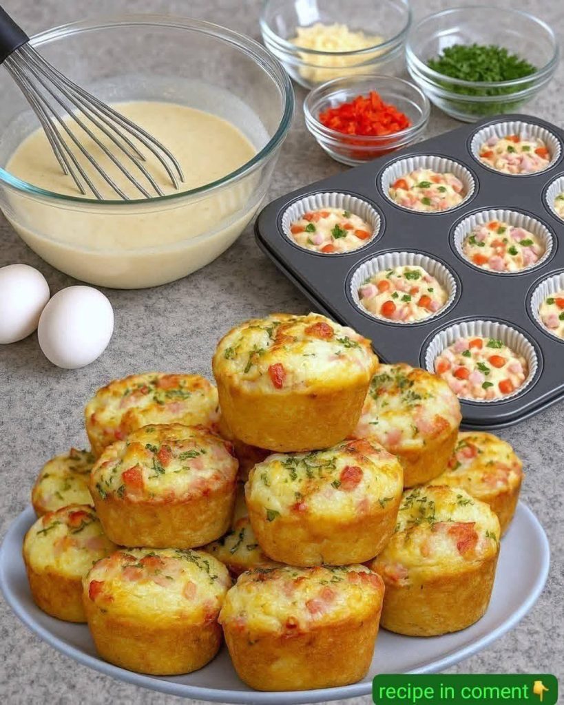 Vegetable Omelet Muffins for Kids Recipe
