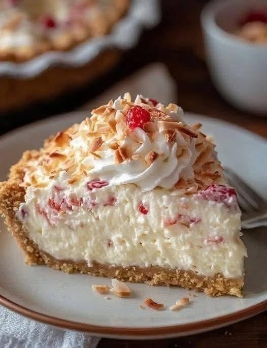 Diabetic-Friendly Strawberry Coconut Cream Pie