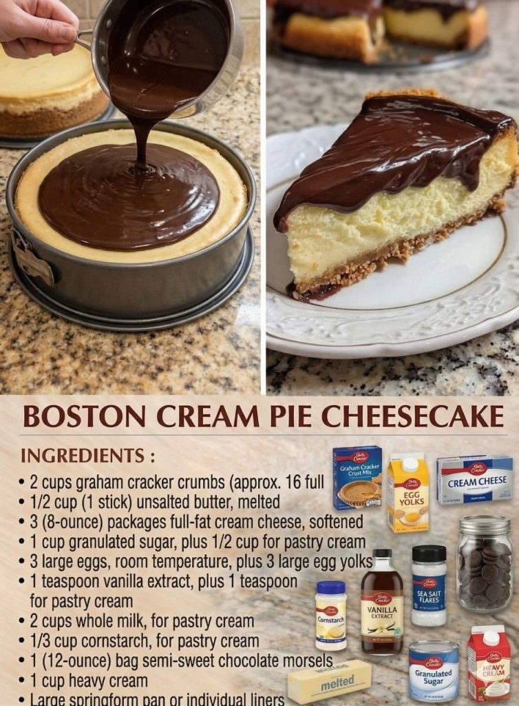Easy Boston Cream Cake Recipe
