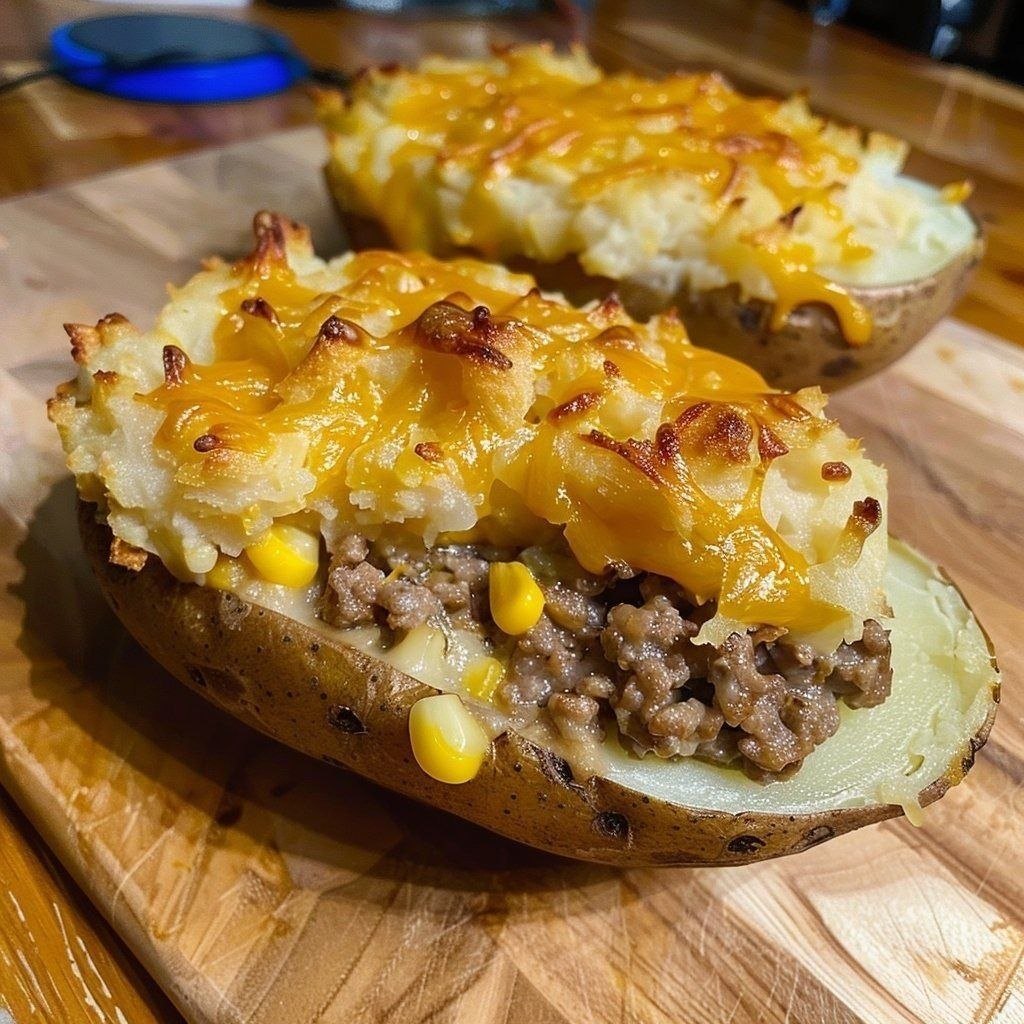 Shepherd’s Pie Baked Potatoes