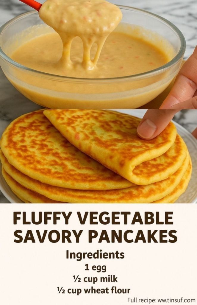 Savory Pancakes Recipe: Fluffy, Cheesy, and Easy to Make