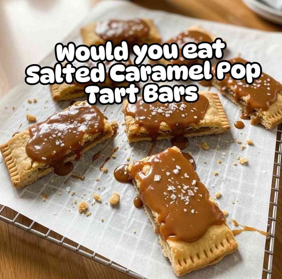 Salted Caramel Pop Tart Bars