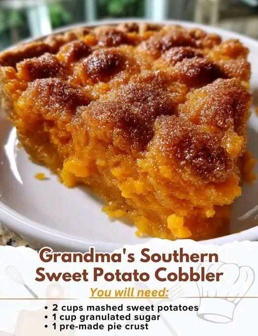 Grandma’s Southern Sweet Potato Cobbler