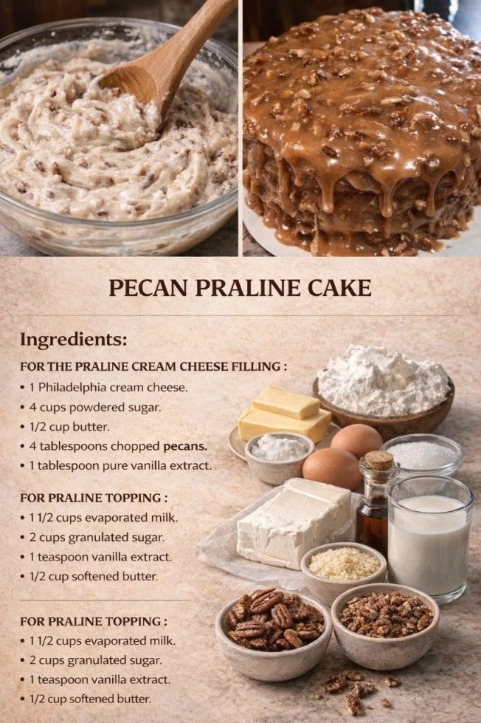 Pecan Praline Cake